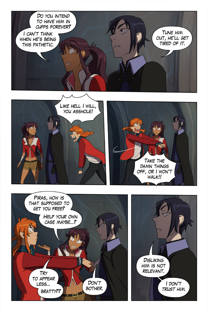 Faen: Don't take the cuffs off and leave him behind in the sewers... what's the catch?