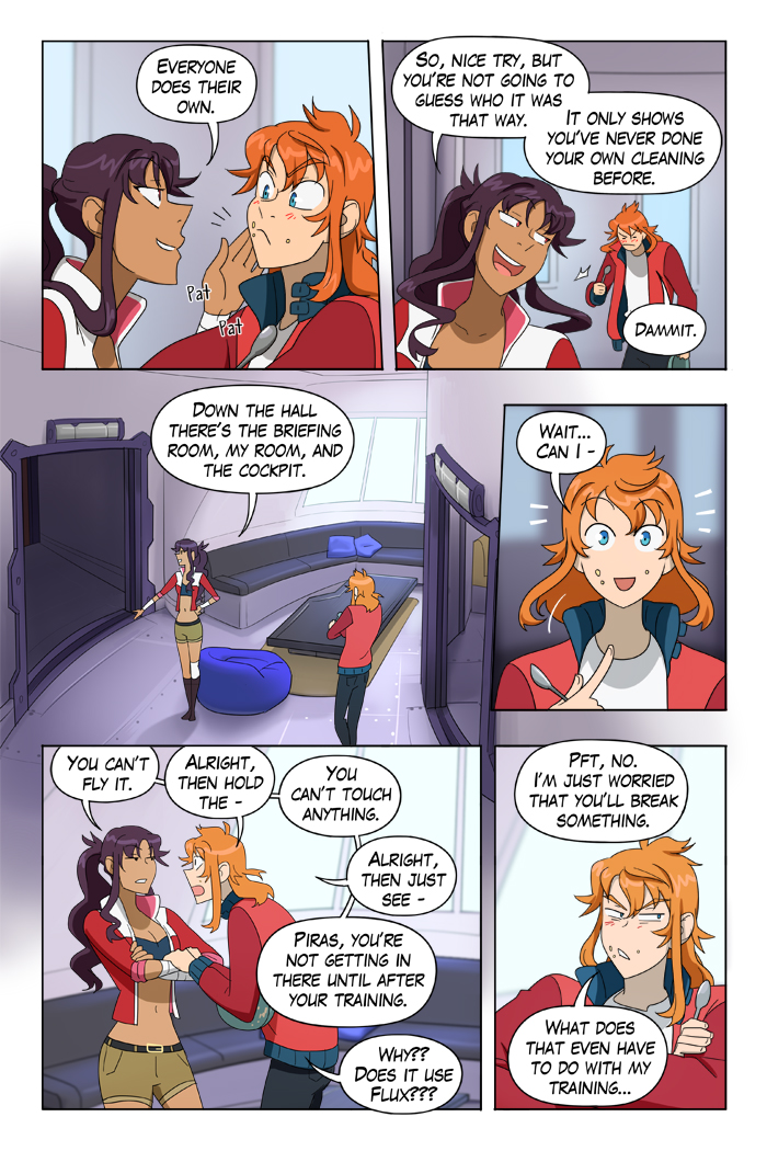 cute, but you're not getting away with anything today, Piras