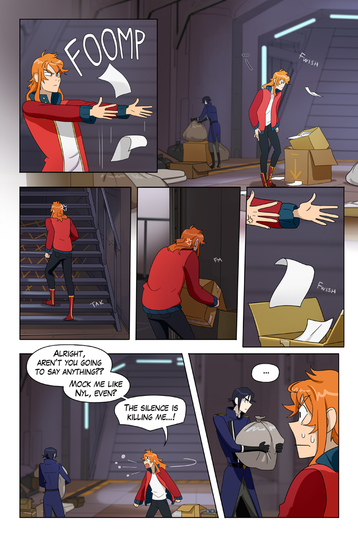 I think he prefers the silence